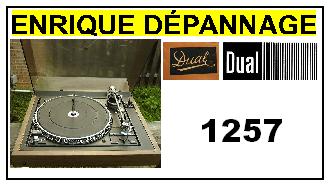 DUAL  1257 Courroie compatible TOURNE-DISQUES DUAL   1257